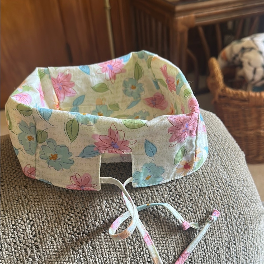Pink and Blue Basket 🧺 liner by Longaberger